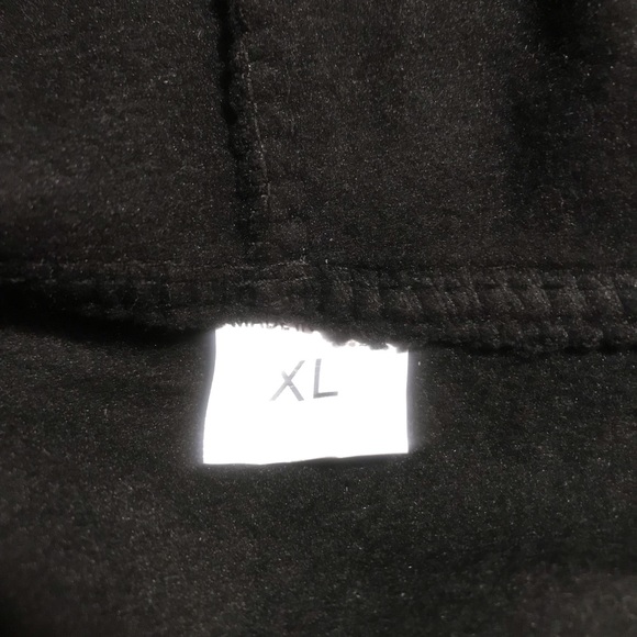 NWOT, I SEE GHOSTS, Black Hoodie Sweatshirt With Kangaroo Pockets - Picture 6 of 6